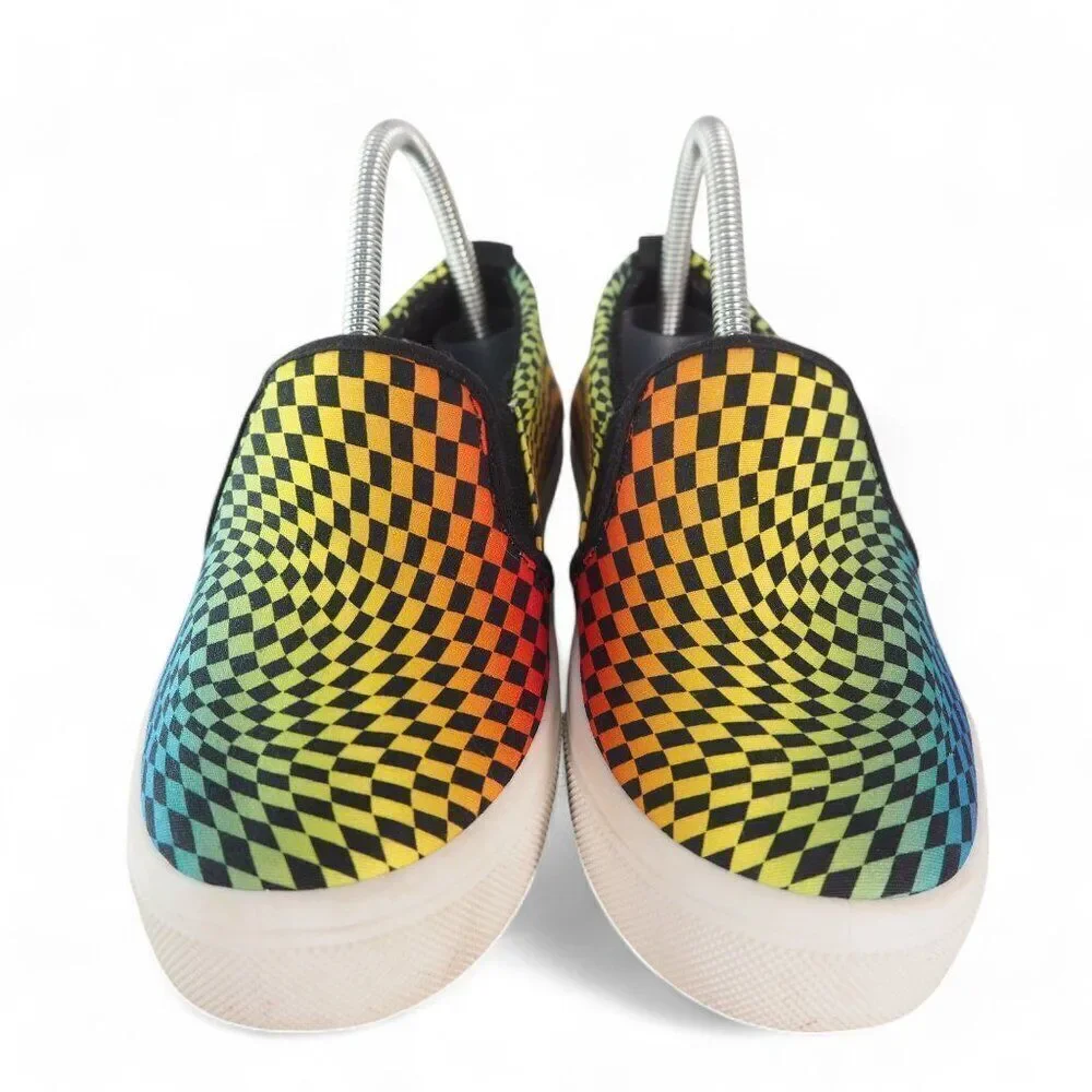 Skechers Poppy Psychedelic Steps Slip-on Sneakers Multicolor 155091 Women's 7‎